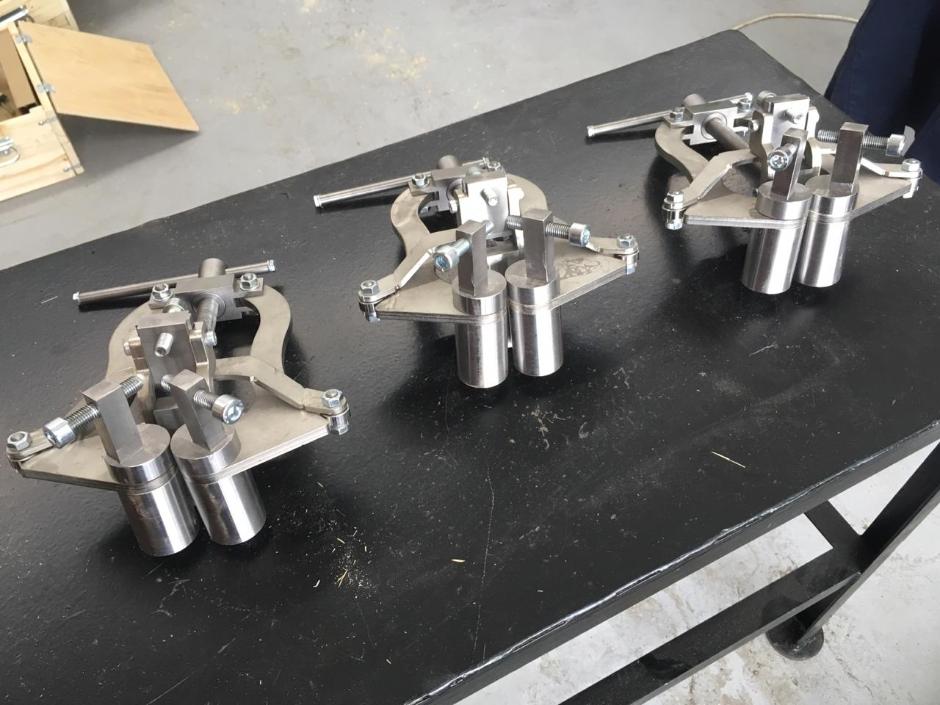 Произведена отгрузка пяти комплектов трехточечных центраторов TEK-ЦТР-170