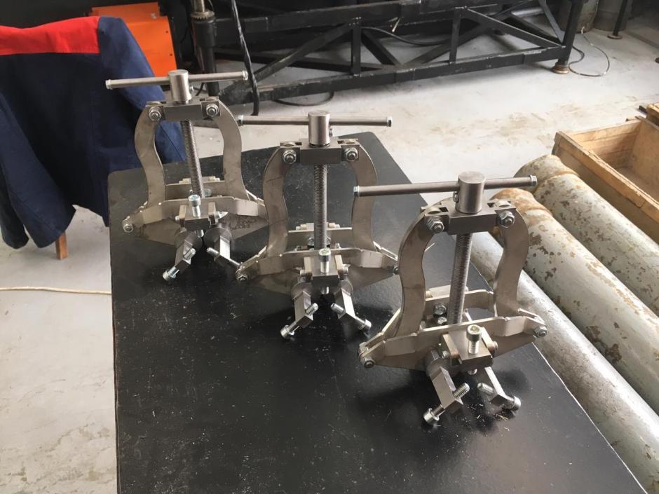 Произведена отгрузка пяти комплектов трехточечных центраторов TEK-ЦТР-170