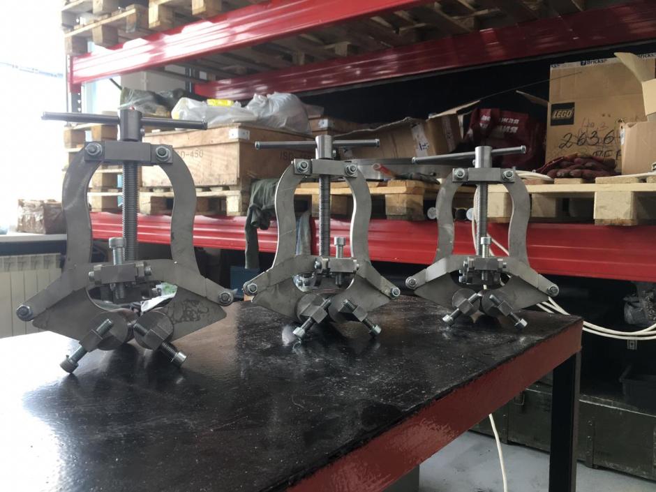 Произведена отгрузка пяти комплектов трехточечных центраторов TEK-ЦТР-170