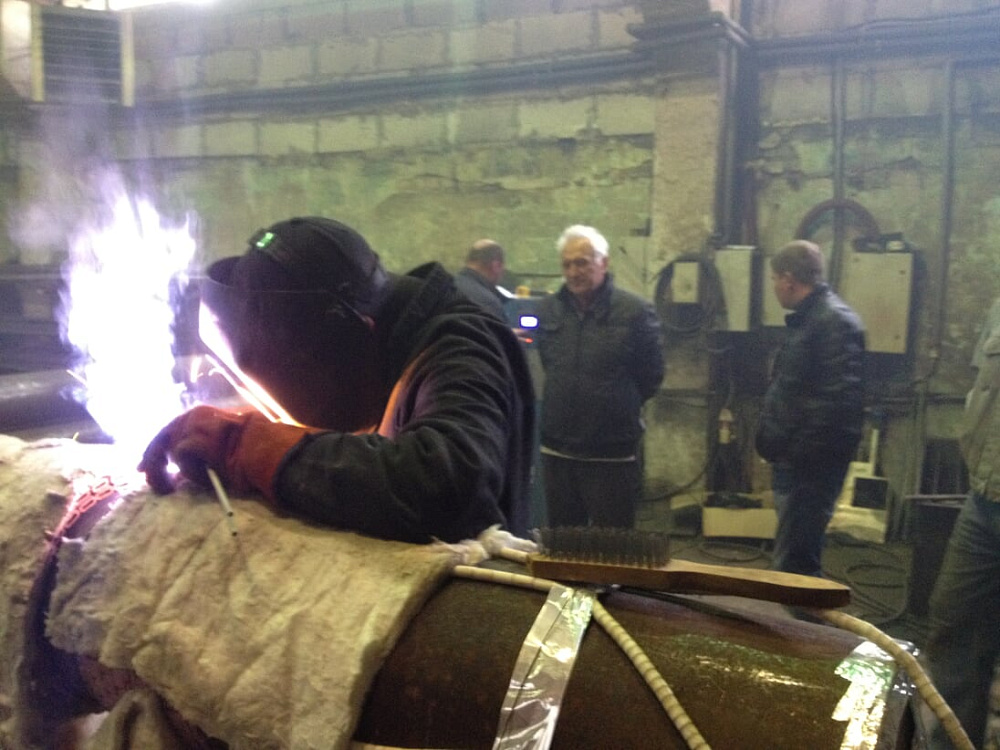 Анализ, контроль и проверка разработанных Заказчиком технологий монтажно-сварочных работ при монтаже трубопроводных блоков из зарубежной жаропрочной стали марки Р91 (X10CrMoVNb9-1). Участие в изготовлении БРОУ СД из хромистой жаропрочной стали марки P91(X