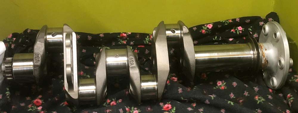 Проведение лабораторного контроля для коленчатого вала поршневого двигателя Lycoming лёгкомоторного самолёта Сessna 172