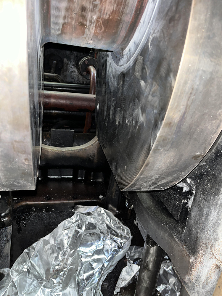 Термообработка шейки коленчатого вала в Архангельске на т/х "АНГАРА"