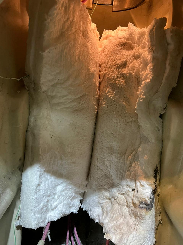 Восстановление шейки коленчатого вала главного двигателя ВДГ BERGEN B32:40L9P-CD на ТБС "Бия"